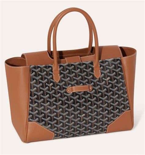 goyard saigon tote bag price|Goyard wooden handle bag price.